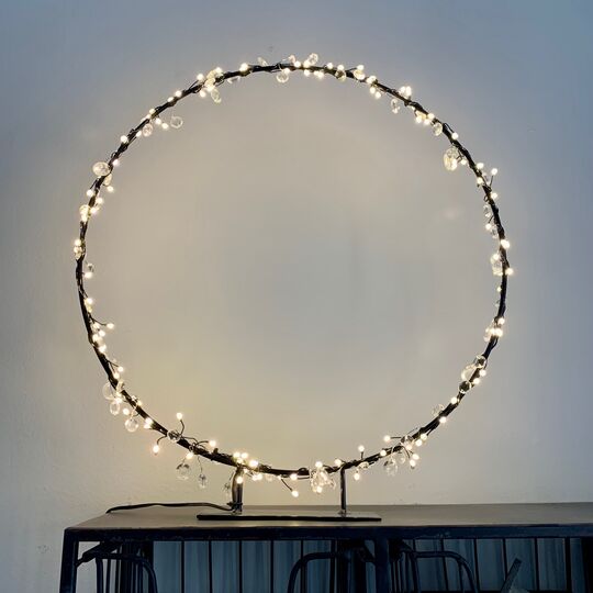 Světelný kruh na podstavci, 120 LED