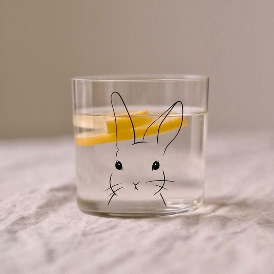 Sklenice se zajíčkem