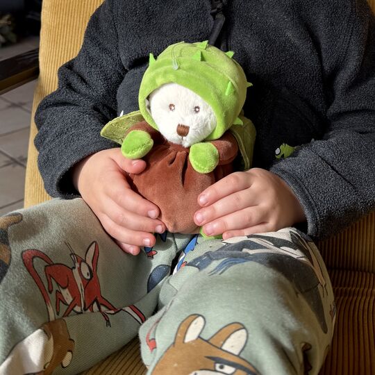 Plyšák medvídek / zajíček Kaštánek, Bukowski design