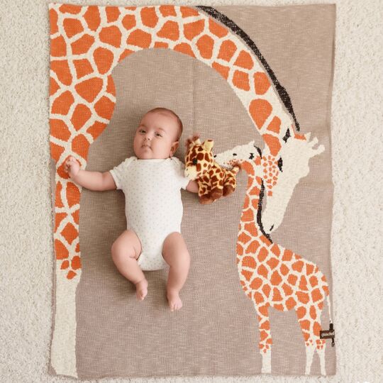 Dětská deka Quschel Žirafí láska