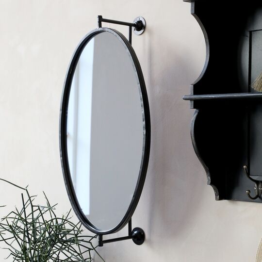 Zrcadlo na zeď, oválné, Chic Antique