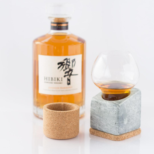 Chladič whisky se sklenkou Täljsten Stenkall Brun