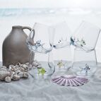 Ručně vyráběné sklenice plné fantazie z Murano skla