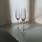 Sklenice na sekt - 2 kusy