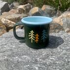 Forest - smaltovaný hrníček