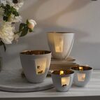 Porcelánové svícny z kolekce Poezie,