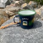 Camp - smaltovaný hrníček