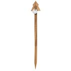 Adventní kalendář dřevěný zápich s baňkou