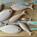 Dřevěné rybky - dekorace k zavěšení i položení