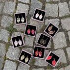Nádherné a něžné náušnice origami