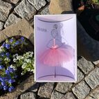 Baletka z drátu - růžová