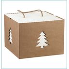 Dárková krabice se stromečky