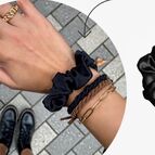 Hedvábná gumička do vlasů