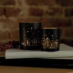 Skleněné svícny na čajové svíčky