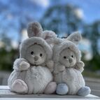 Plyšová hračka Ziggy, modré a růžové tlapky