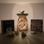 Aromalampa s ptáčkem. Vosky. Mathilde M.