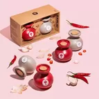 Sada ochucených olivových olejů, extra virgin, chilli & česnek