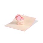 Rozkládací přání kočárek růžový