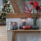 Skleněná váza / svícen 