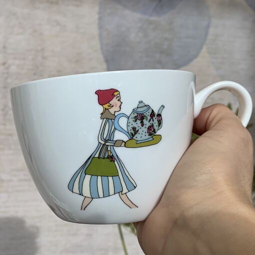 Porcelánový hrnek s podšálkem Sophieplus