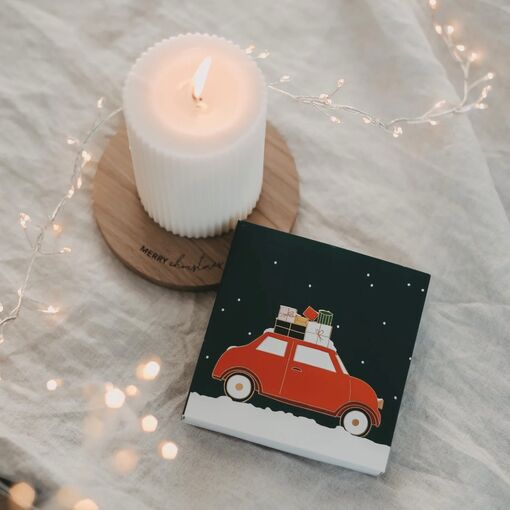 Vánoční zápalky Christmas Car