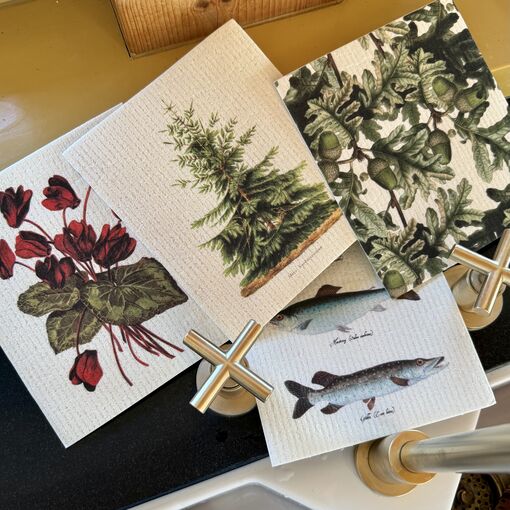 Přírodní, eko mycí hadříky / houbičky na nádobí