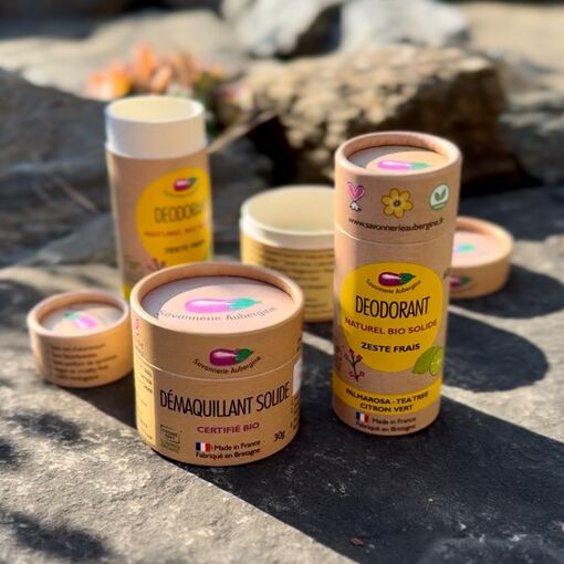 Svěží tuhý deodorant a jemný odličovač/make-up remover