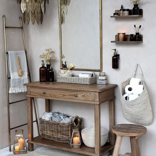 Dekorační žebřík, mosaz, Chic Antique